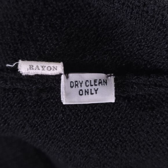 Vintage 90s Adolfo Saks Santana Knit Blazer Dress Size M Rhinestone Buttons - Picture 15 of 16